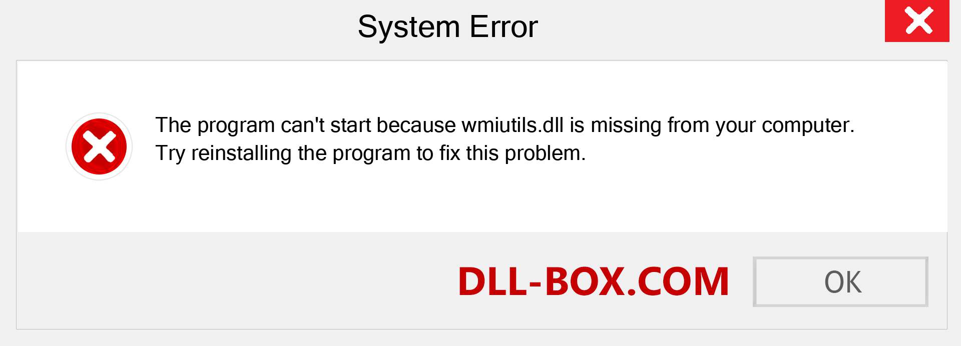  wmiutils.dll file is missing?. Download for Windows 7, 8, 10 - Fix  wmiutils dll Missing Error on Windows, photos, images